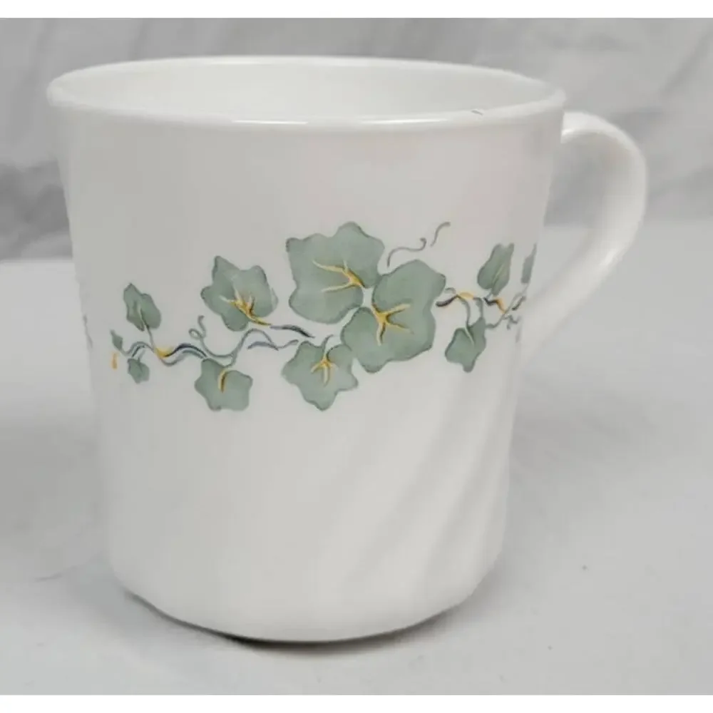 Corning Ware Corelle Callaway Swirl Ivy Tea Coffee Cup Mug